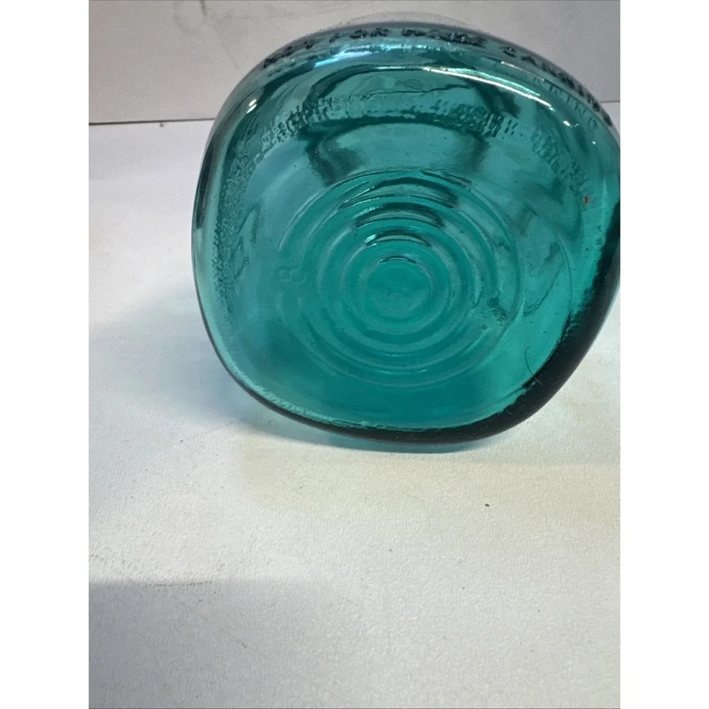 American Eagle Ball Green‎ 1 Quart Canning Jar with Glass Rubber Wir